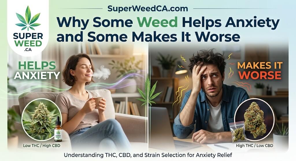 Why Some Weed Helps Anxiety and Some Makes It Worse | Uper Weed