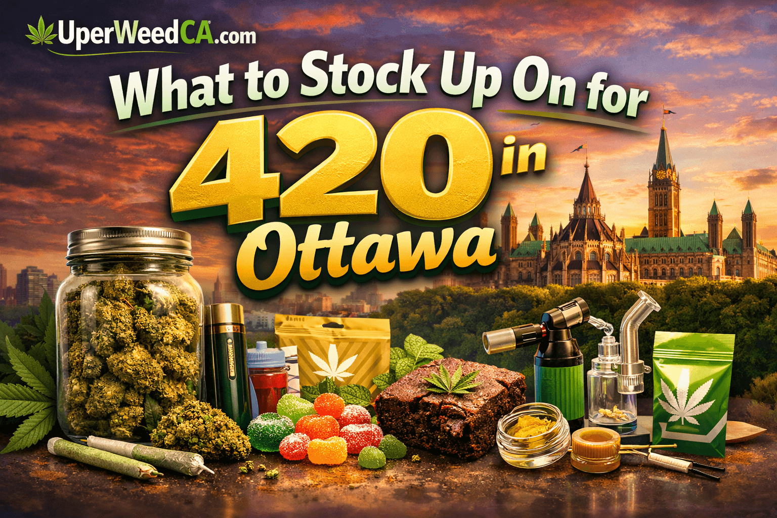 What to Stock Up On for 420 in Ottawa | Uper Weed Delivery