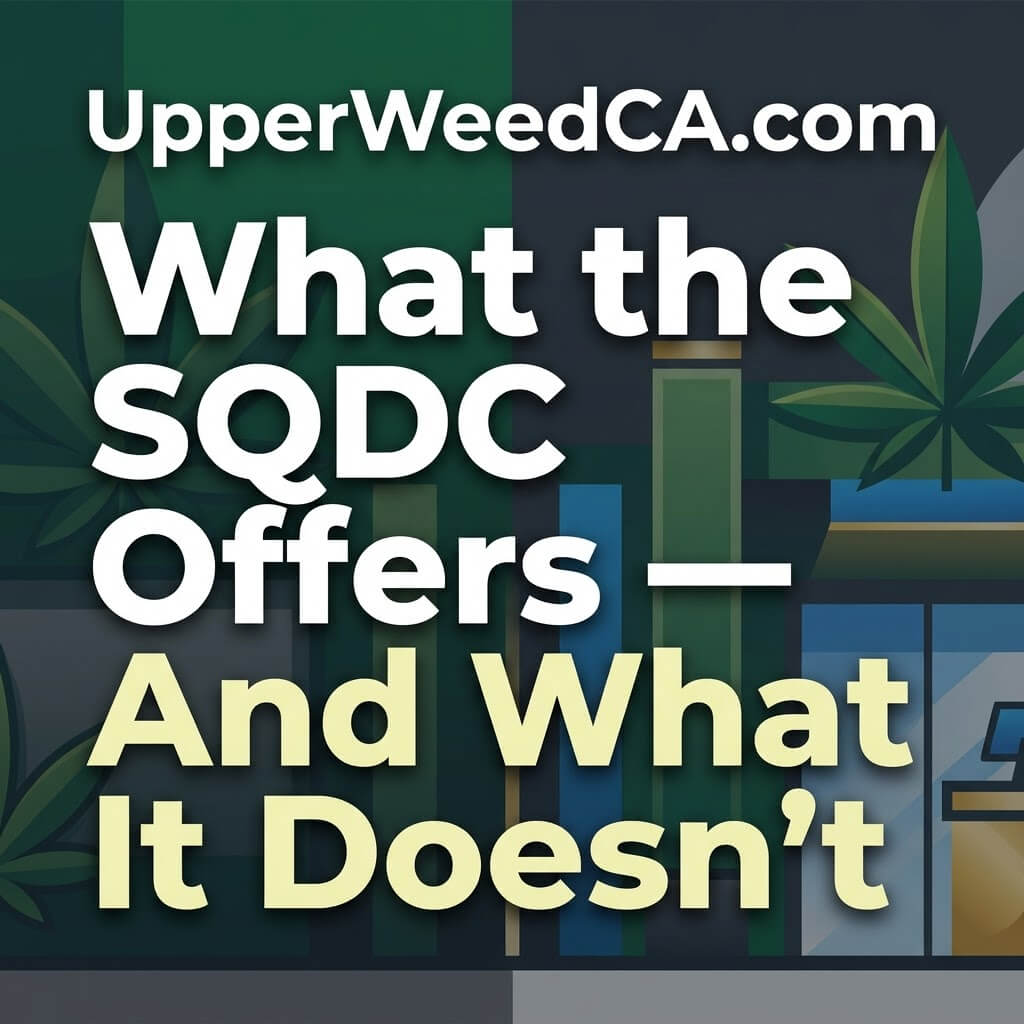 What the SQDC Offers — And What It Doesn't | Uper Weed