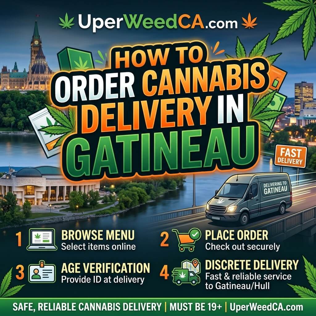 How to Order Cannabis Delivery in Gatineau | Uper Weed