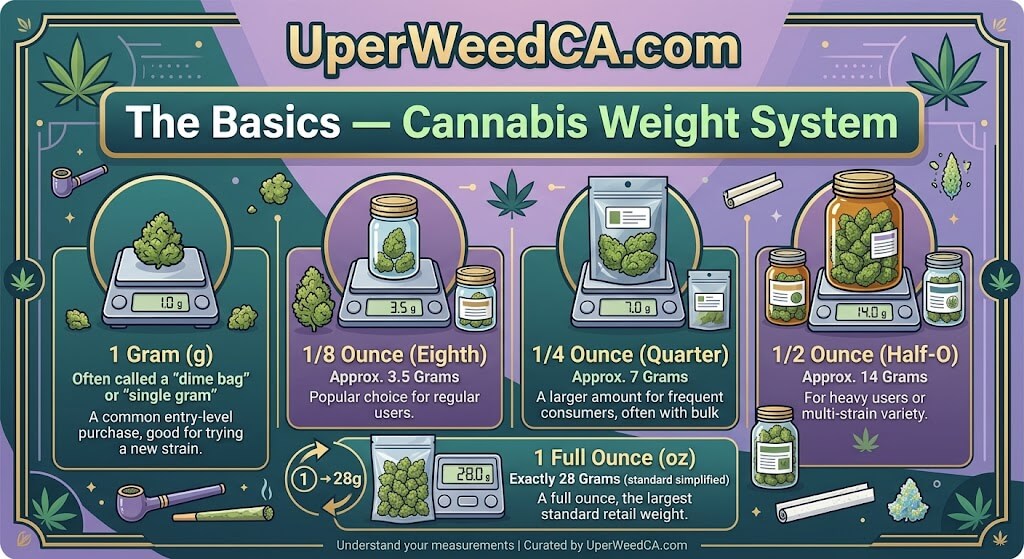 The Basics — Cannabis Weight System | Uper Weed