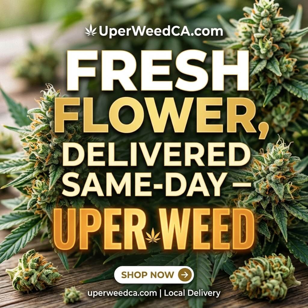 Fresh Flower, Delivered Same-Day — Uper Weed Delivery
