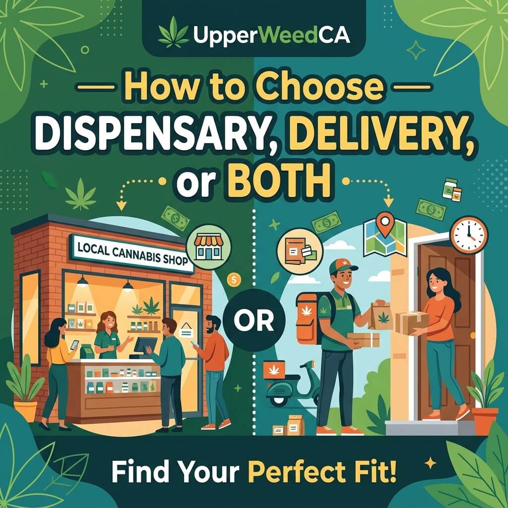 How to Choose — Dispensary, Delivery, or Both | Uper Weed