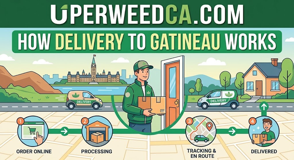 How Delivery to Gatineau Works | Uper Weed