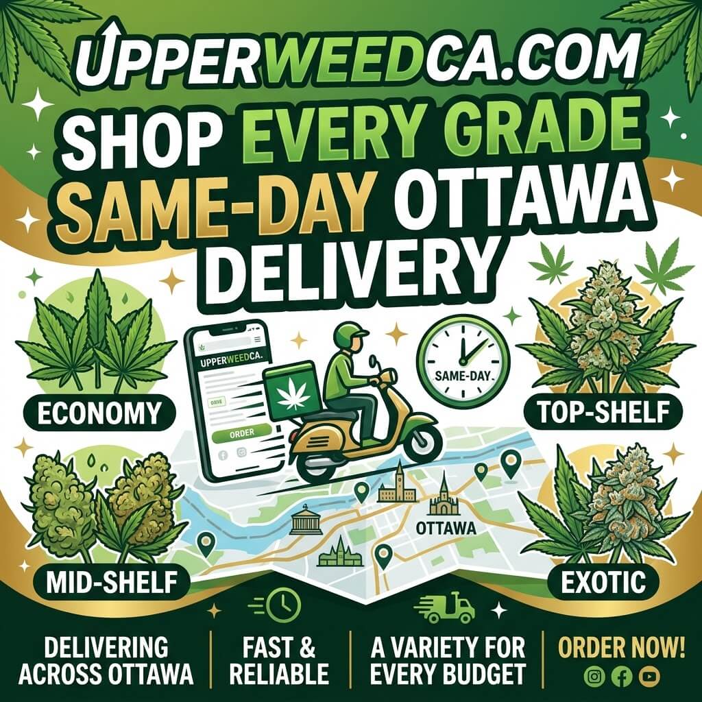 Shop Every Grade — Same-Day Ottawa Delivery | Uper Weed