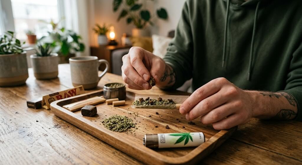 How to Smoke Hash With a Joint Weed