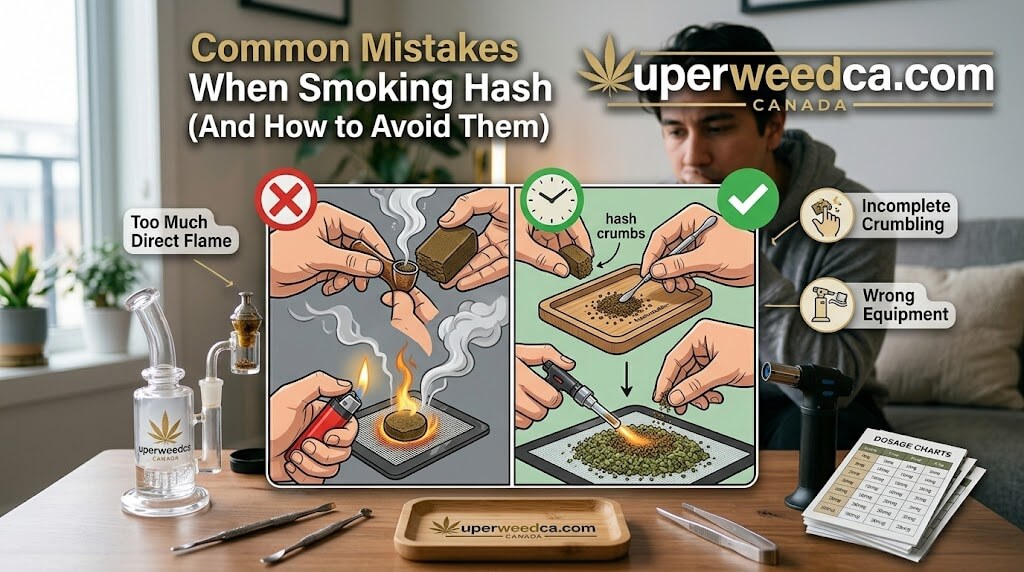 Common Mistakes When Smoking Hash