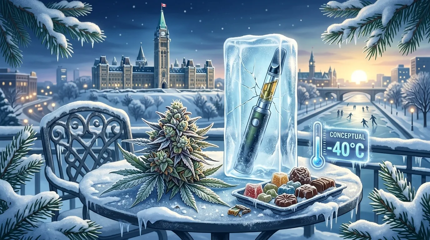 Cannabis in an Ottawa Winter: What Cold Weather Does to Flower, Vapes and Edibles