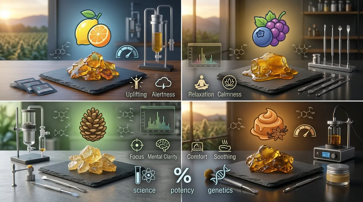 Drizzle Factory Shatter Flavours Compared: A Complete Guide to UperWeed's Premium Concentrate Line