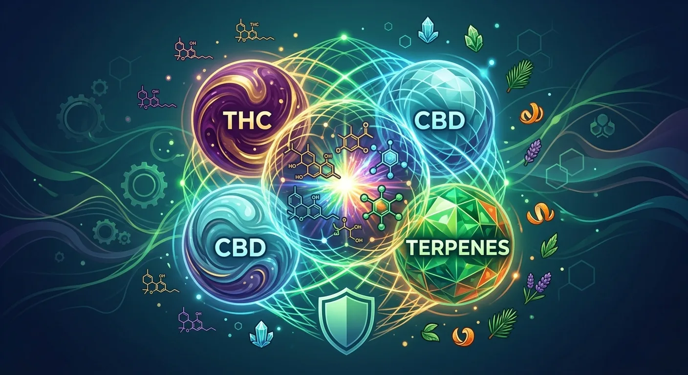 Entourage Effect Explained: How THC, CBD, and Terpenes Work Together