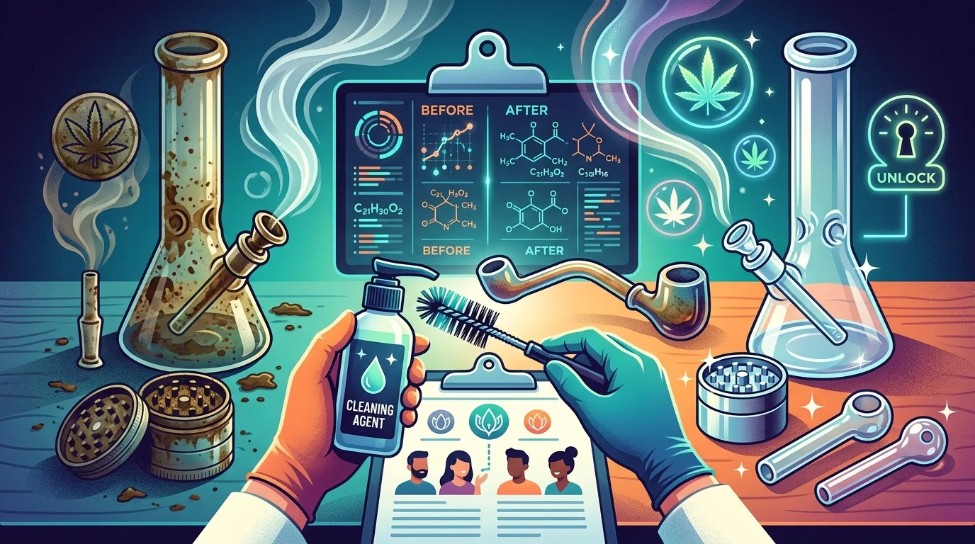 How to Clean a Bong, Pipe or Grinder (and Why It Changes the Taste)