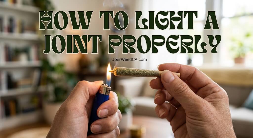 How to Light a Joint Properly | Uper Weed