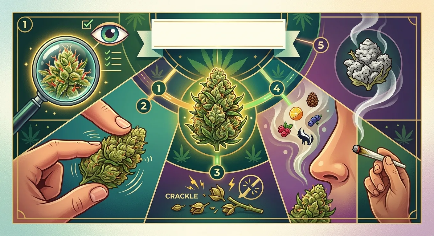 How to Tell if Flower Was Cured Properly: Five Checks Before You Smoke It