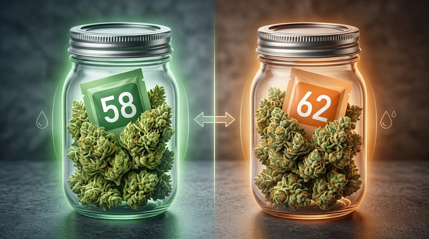How to Use Humidity Packs for Cannabis Flower: 58% vs 62%