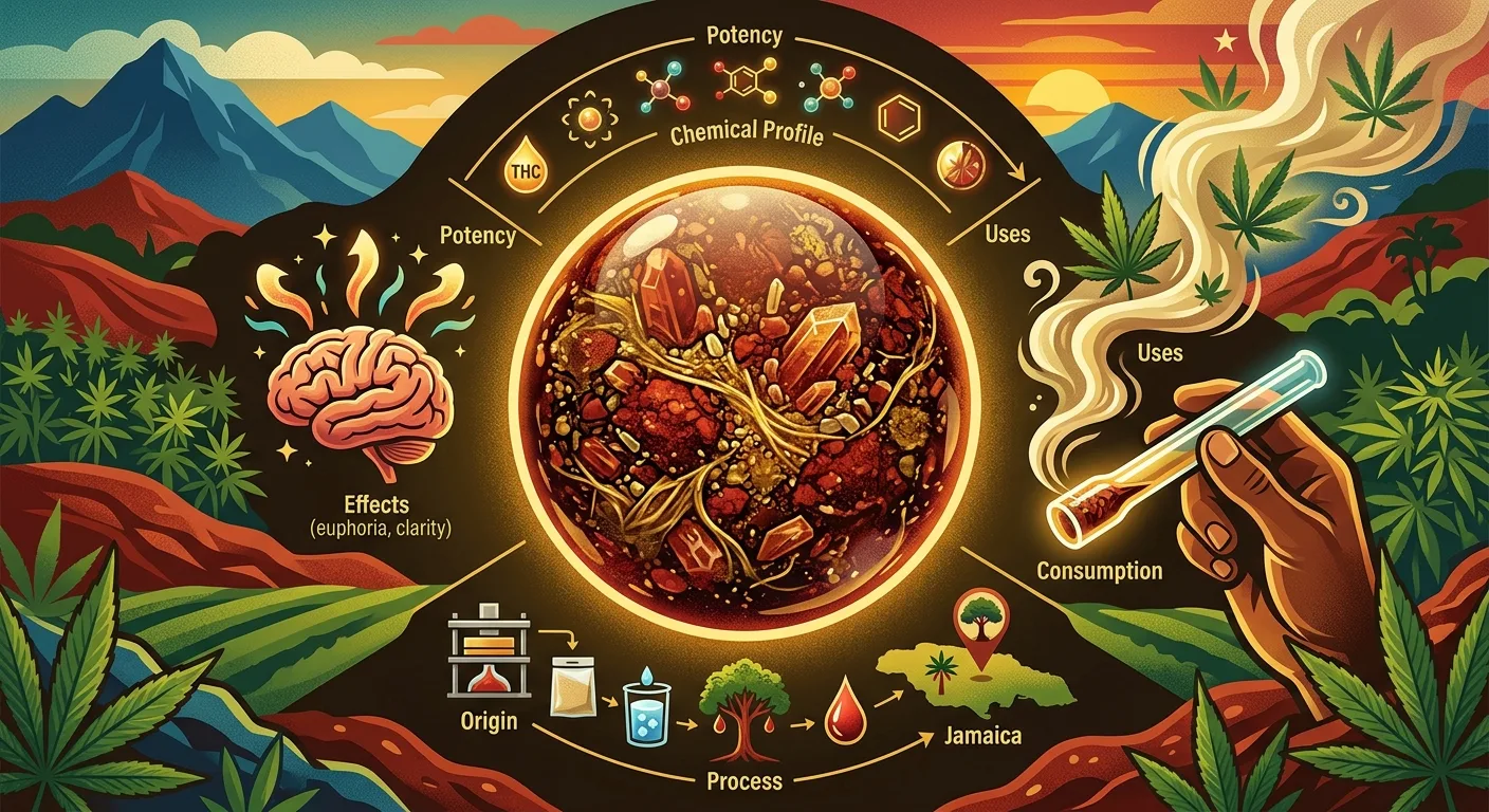 Jamaican Red Gum Hash Guide: Effects, Potency, Uses & More