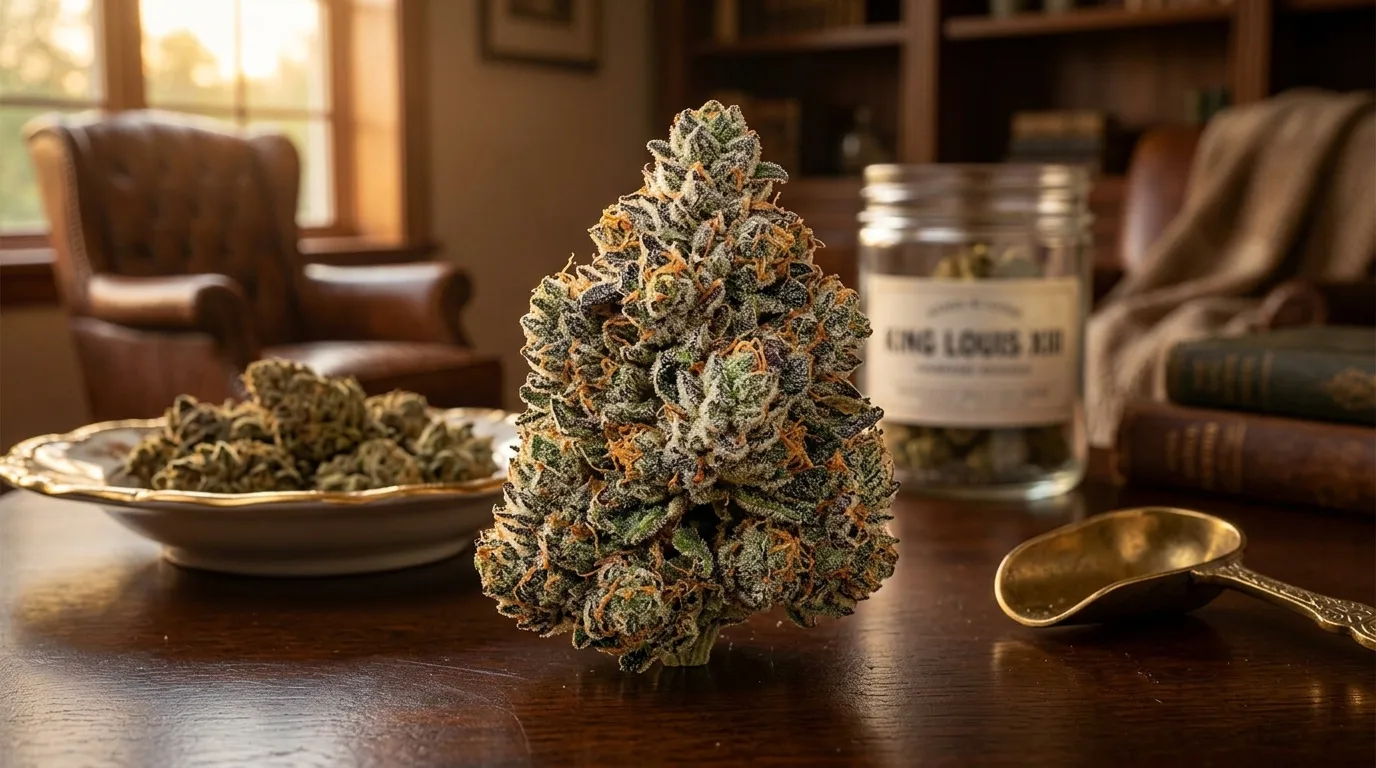 King Louis XIII Strain Guide: The Royal Indica That Reigns Supreme for Evening Relaxation