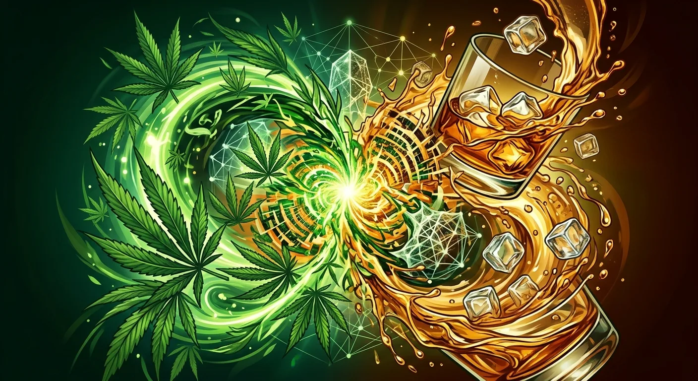Weed and Alcohol Cross-Fading: The Science Behind Why Mixing Cannabis and Booze Hits Harder