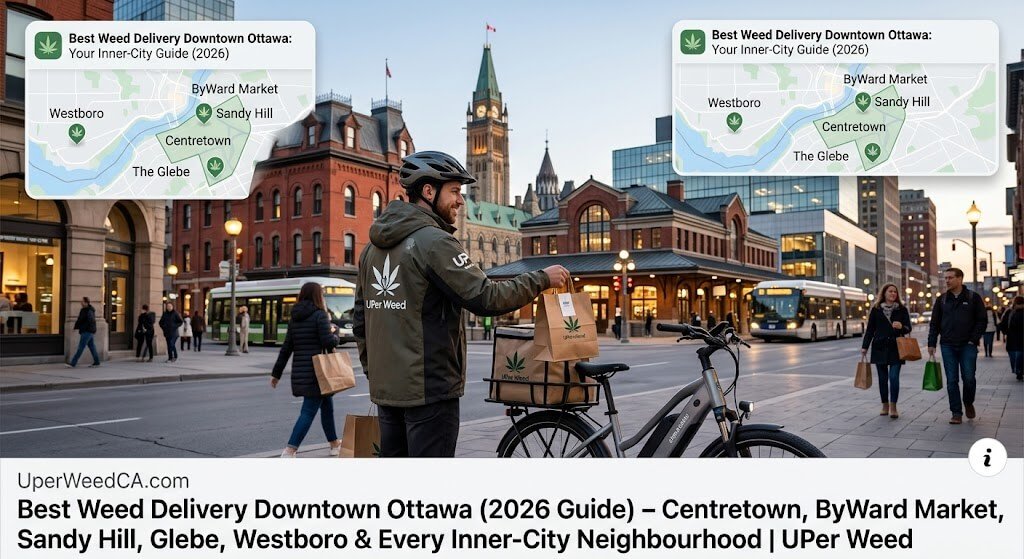 Best Weed Delivery Downtown Ottawa (2026 Guide) – Centretown, ByWard Market, Sandy Hill, Glebe, Westboro & Every Inner-City Neighbourhood | UPer Weed