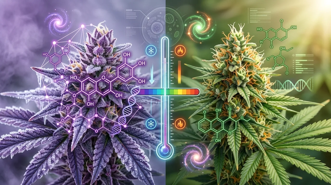 Why Is Cannabis Purple? Anthocyanins, Genetics and What Colour Actually Tells You
