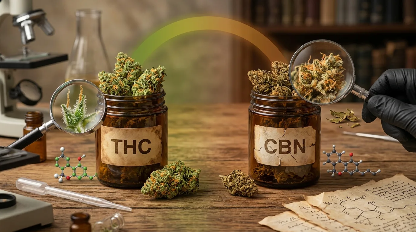 Why Old Weed Feels Different: THC, CBN and What the Evidence Actually Says