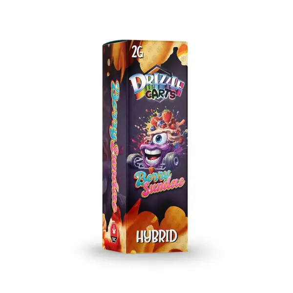Drizzle 2g Vape Cartridges - Berry Sundae