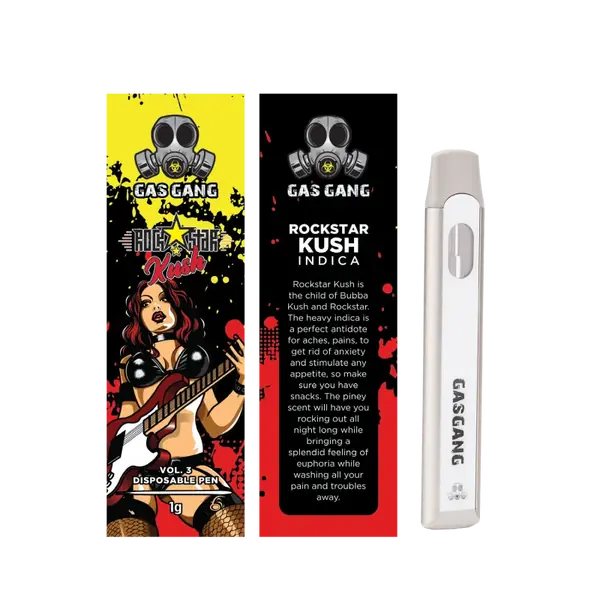 Rockstar Kush Gas Gang 1g THC Vape Pen