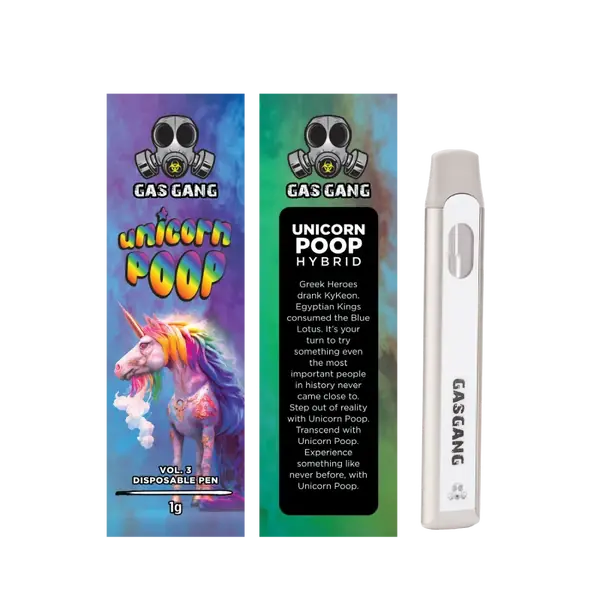 Unicorn Poop Gas Gang 1g THC Vape Pen