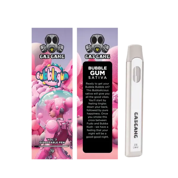 Bubble Gum Gas Gang 1g THC Vape Pen