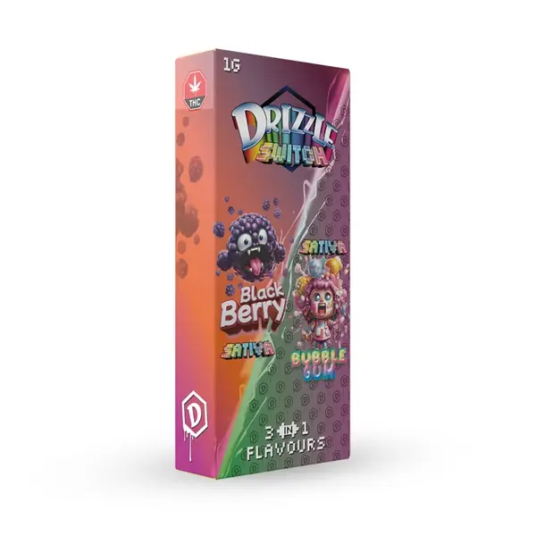 Drizzle Blackberry/Bubble Gum 1g Switch Vape