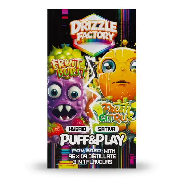 Drizzle Fruit Burst/Fresh Citrus - Puff & Play 6g Vape