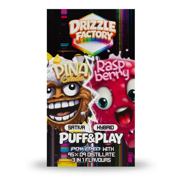 Drizzle Pina Colada/Raspberry - Puff & Play 6g Vape