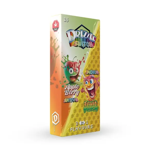 Drizzle Apple Berry/Fruit Punch 1g Switch Vape
