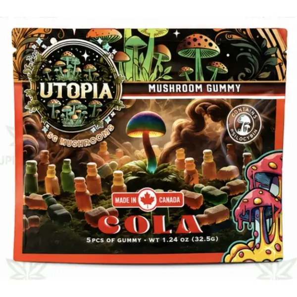 Utopia 5,000mg Mushroom Gummies - Cola