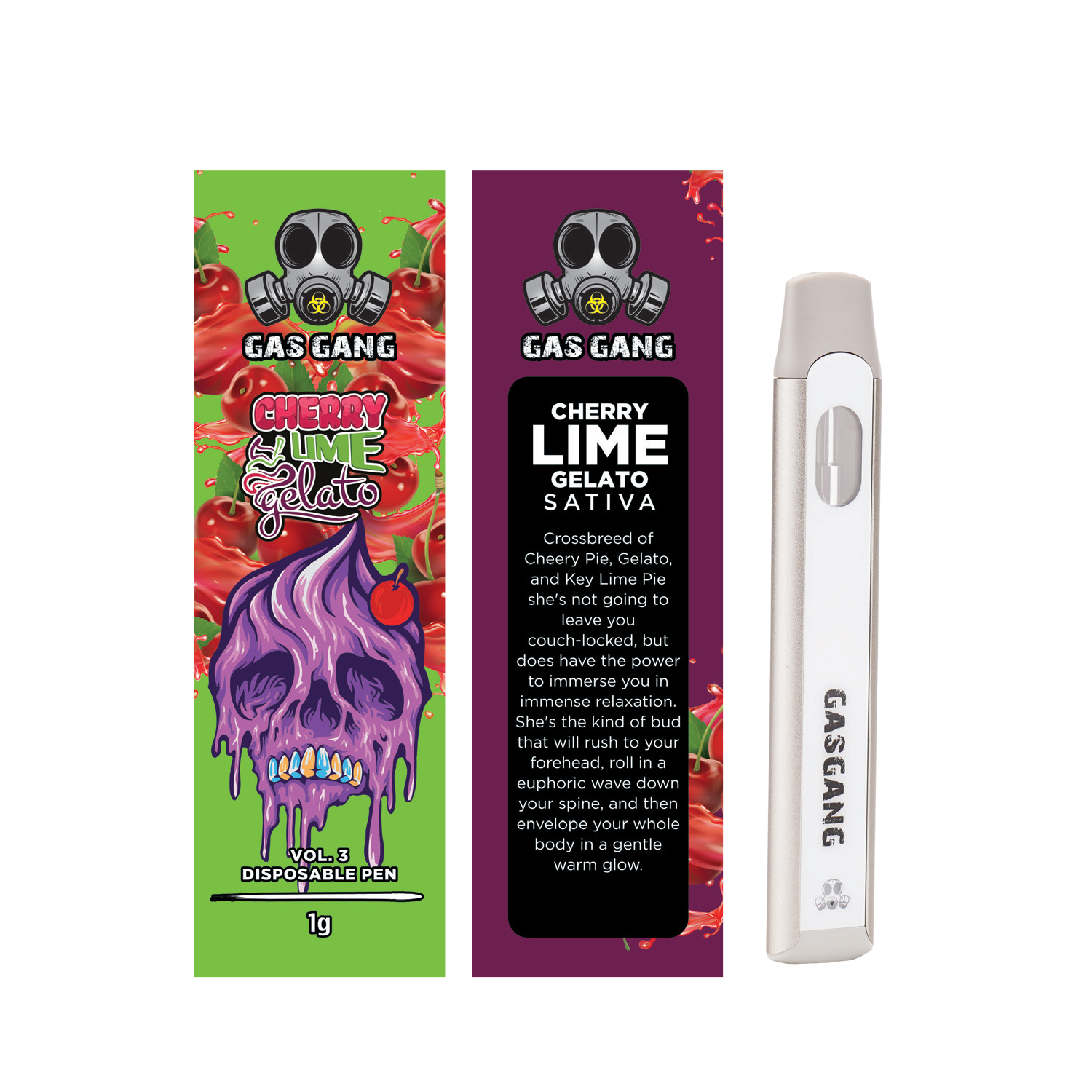 Gas Gang 2G Flavour Vape Grape Sativa 2G