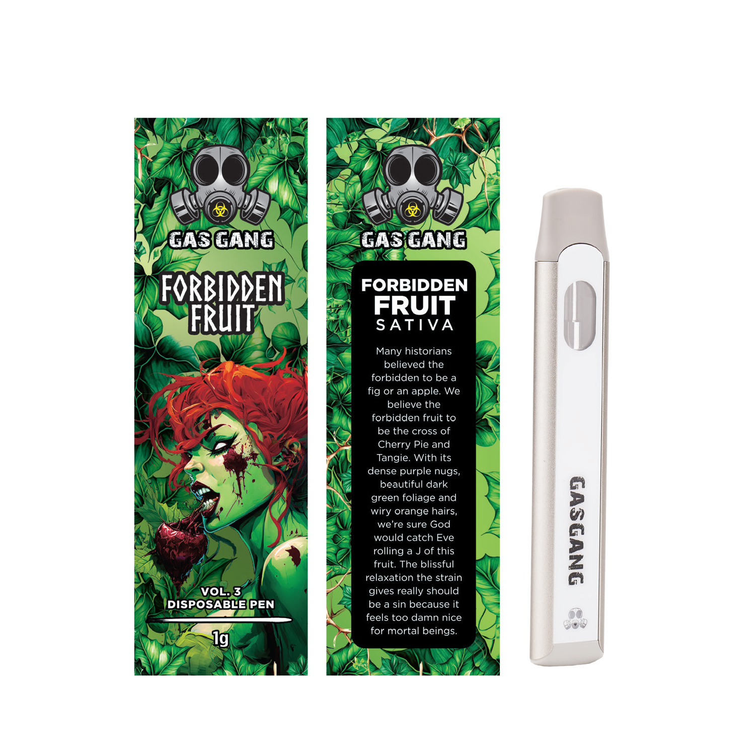 Gas Gang 1G Flavour Vape Forbidden Fruit Sativa 1G