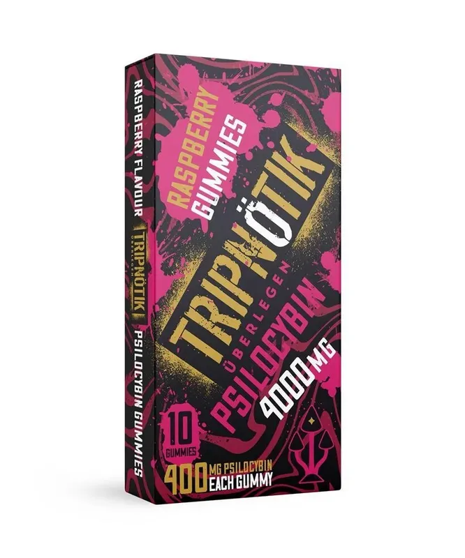 Tripnotik Raspberry Psilocybin Gummies - 4000mg
