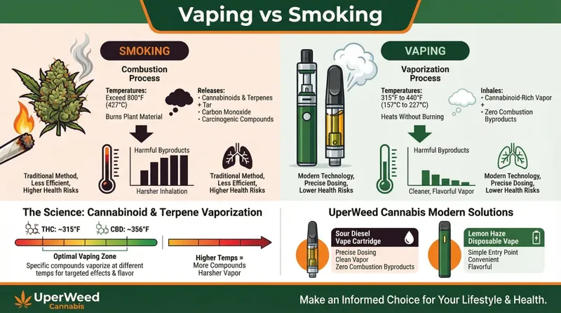 Infographic: Vaping vs Smoking
