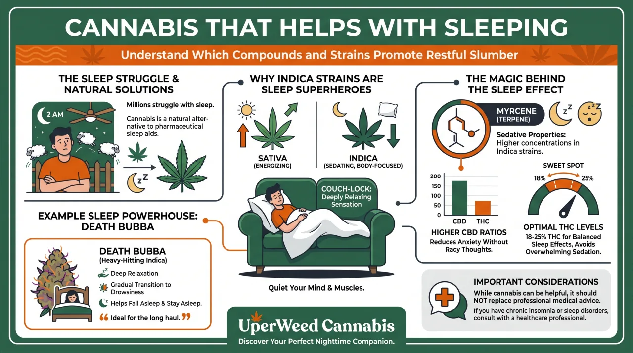 Infographic: Cannabis That Helps With Sleeping