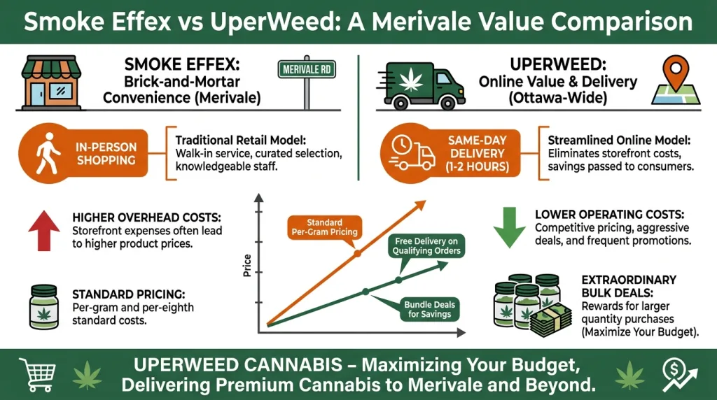 Infographic: Smoke Effex vs UperWeed: A Merivale Value Comparison