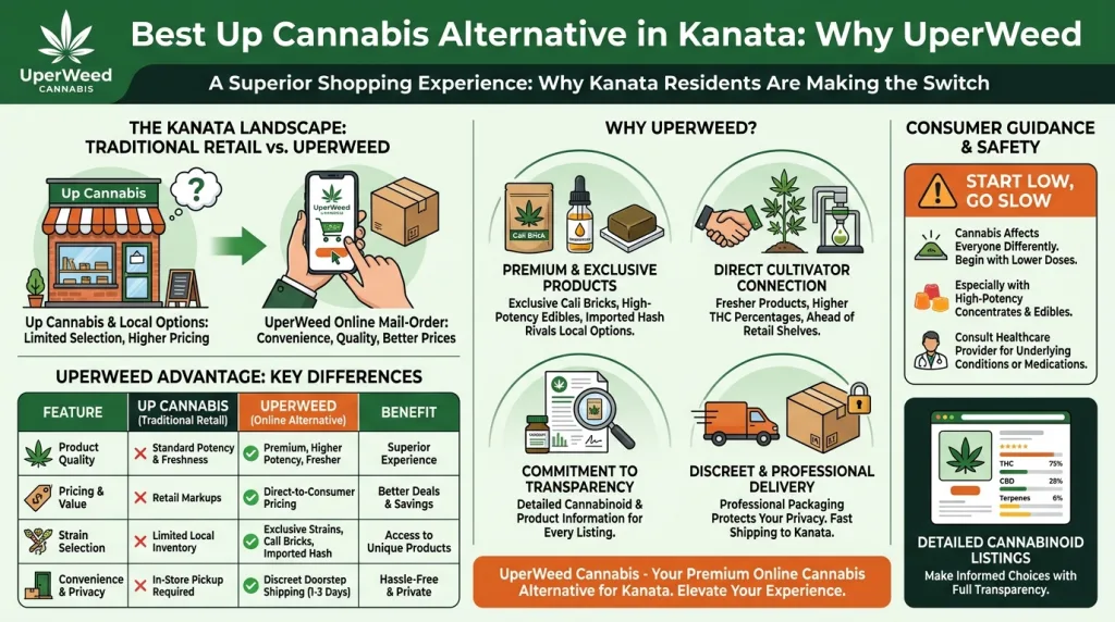 Infographic: Best Up Cannabis Alternative in Kanata: Why UperWeed