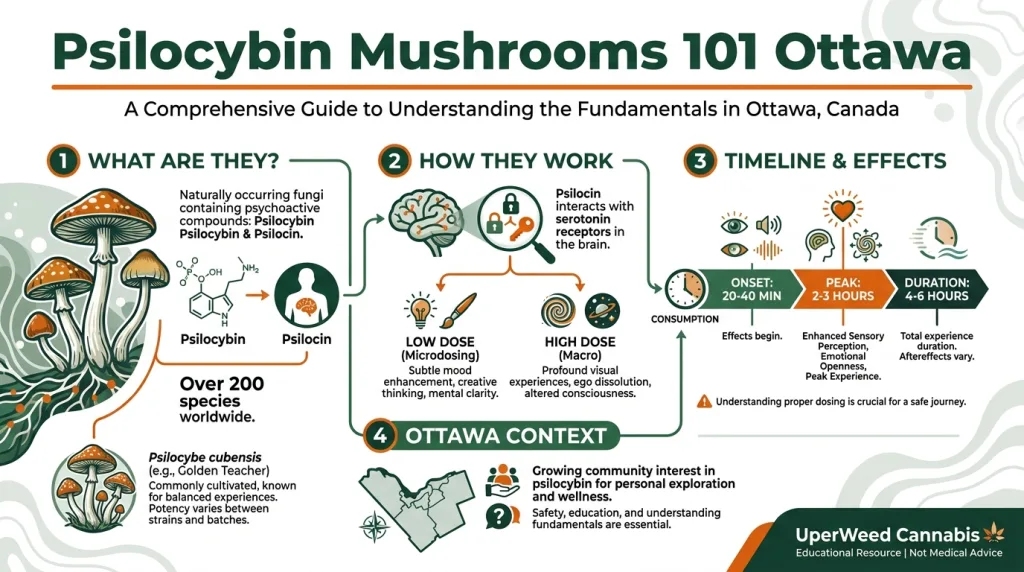 Infographic: Psilocybin mushrooms 101 Ottawa