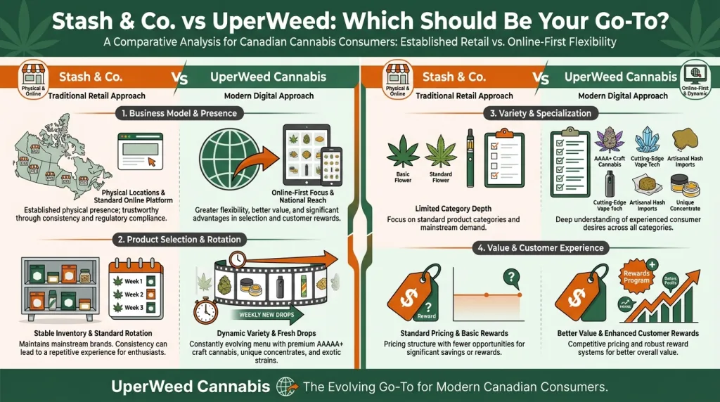 Infographic: Stash & Co. vs UperWeed: Which Should Be Your Go-To?