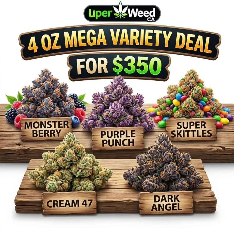 Hot Strain Deals – Quad 4oz ($350)