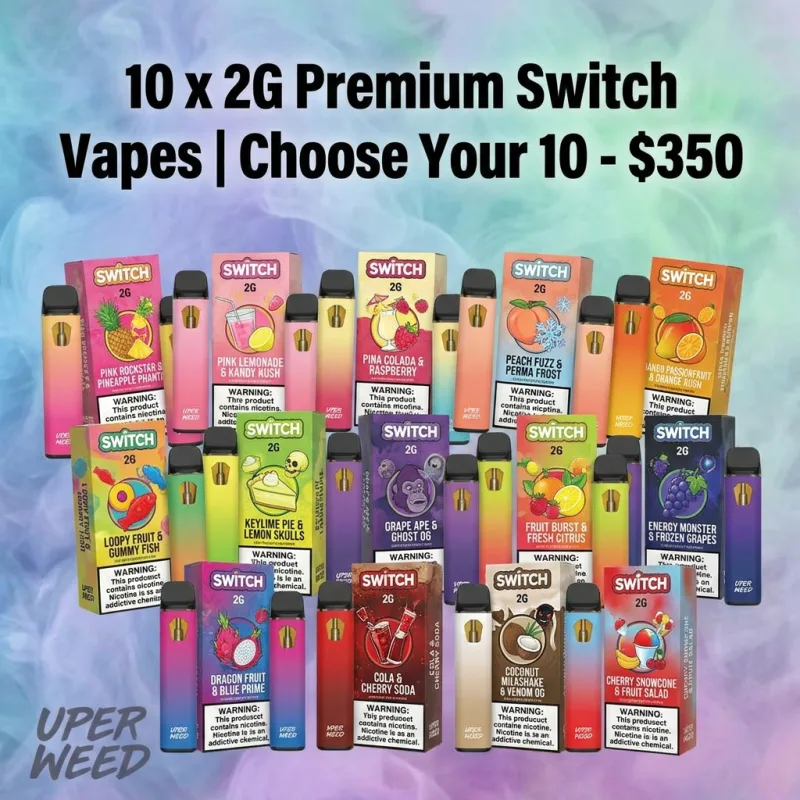 Best Uper Vape Empire | 10 x 2G Switch Vapes $350