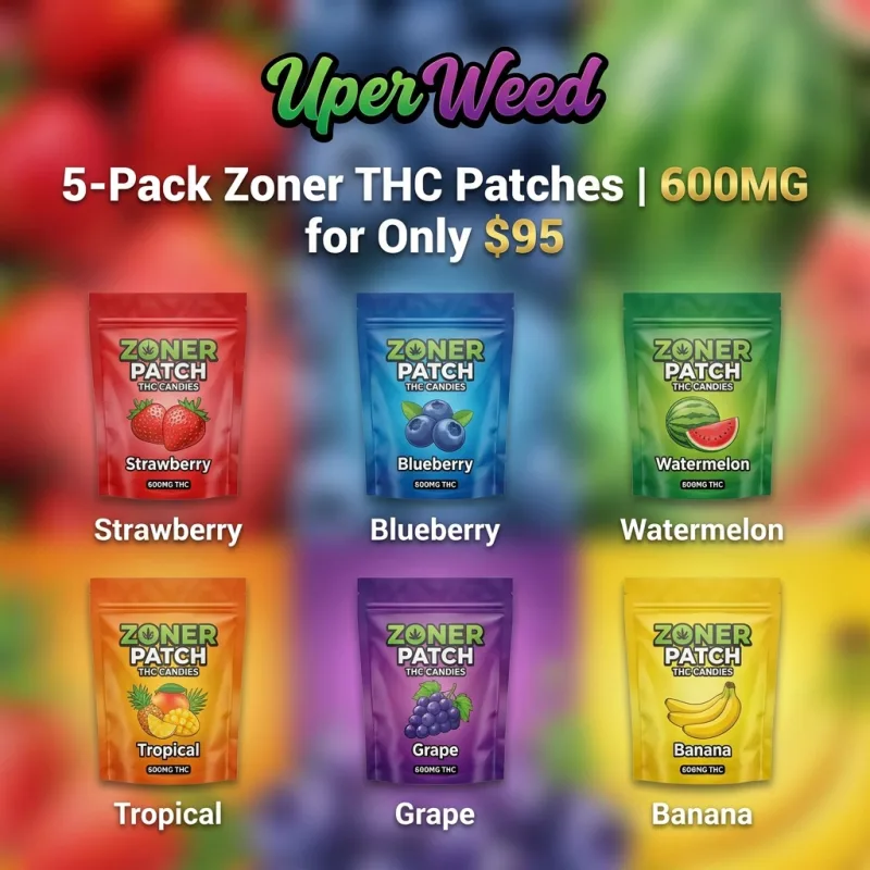Hot Zoner Flavor Frenzy | 5-Pack 600MG $95