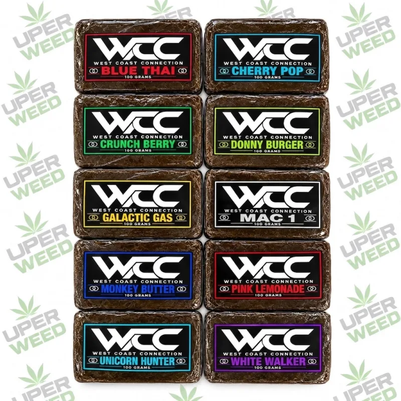 WCC Hash Deal - Choose 5 x 100g (Get 100g Free Each) 1KG Total - $2000
