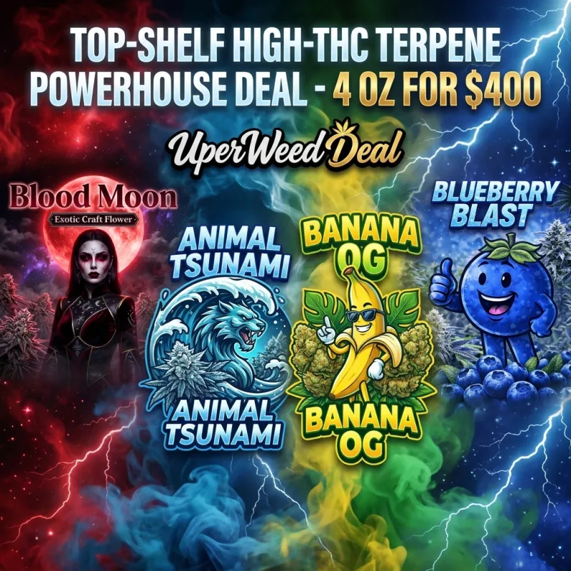 Top-Shelf High-THC Terpene Powerhouse Deal - 4 Oz for $400