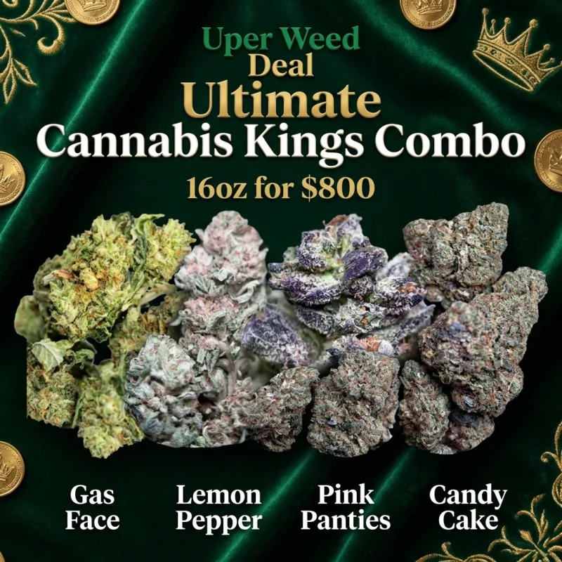 Ultimate Cannabis Kings Combo (Gas Face • Lemon Pepper • Pink Panties • Candy Cake): 16oz for $800 photo 2