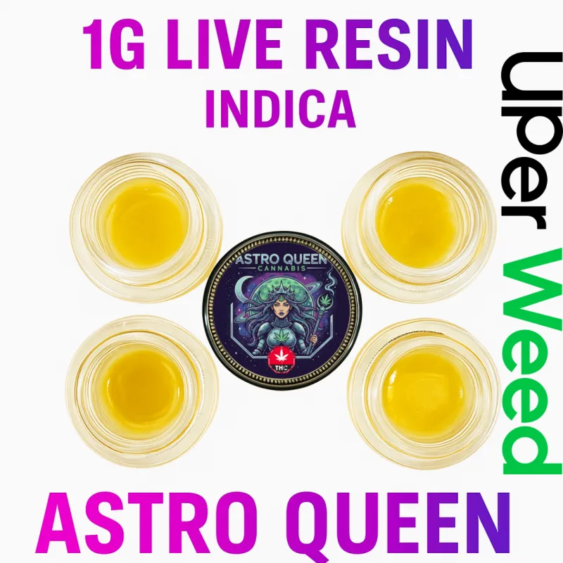 Astro Queen - 1G Live Resin (Indica) THC 100%