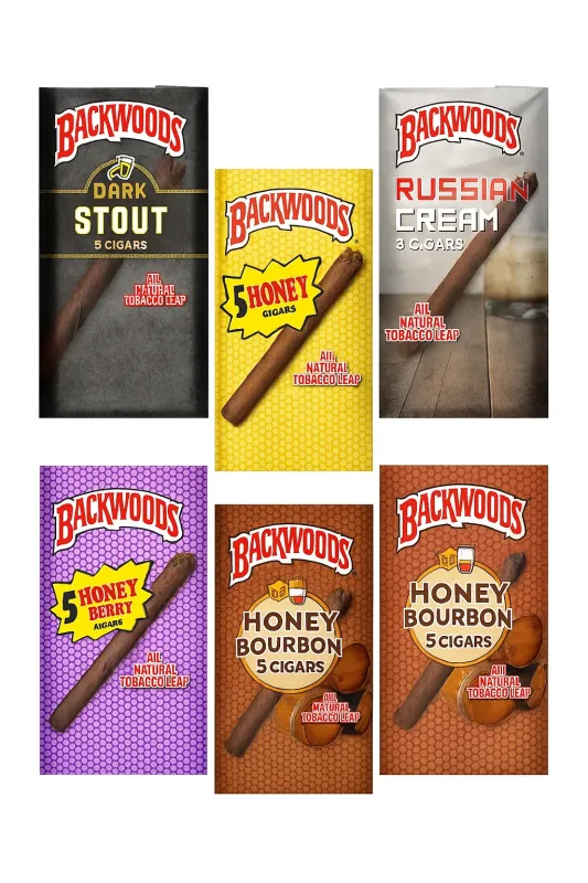 Backwoods Flavoured Cigars - Natural Leaf Wraps in Multiple Varieties